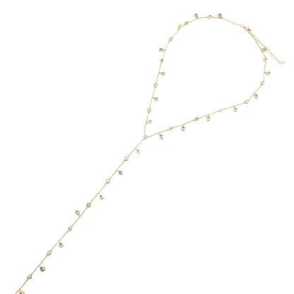 Lariat burbujas y gotas colgantes