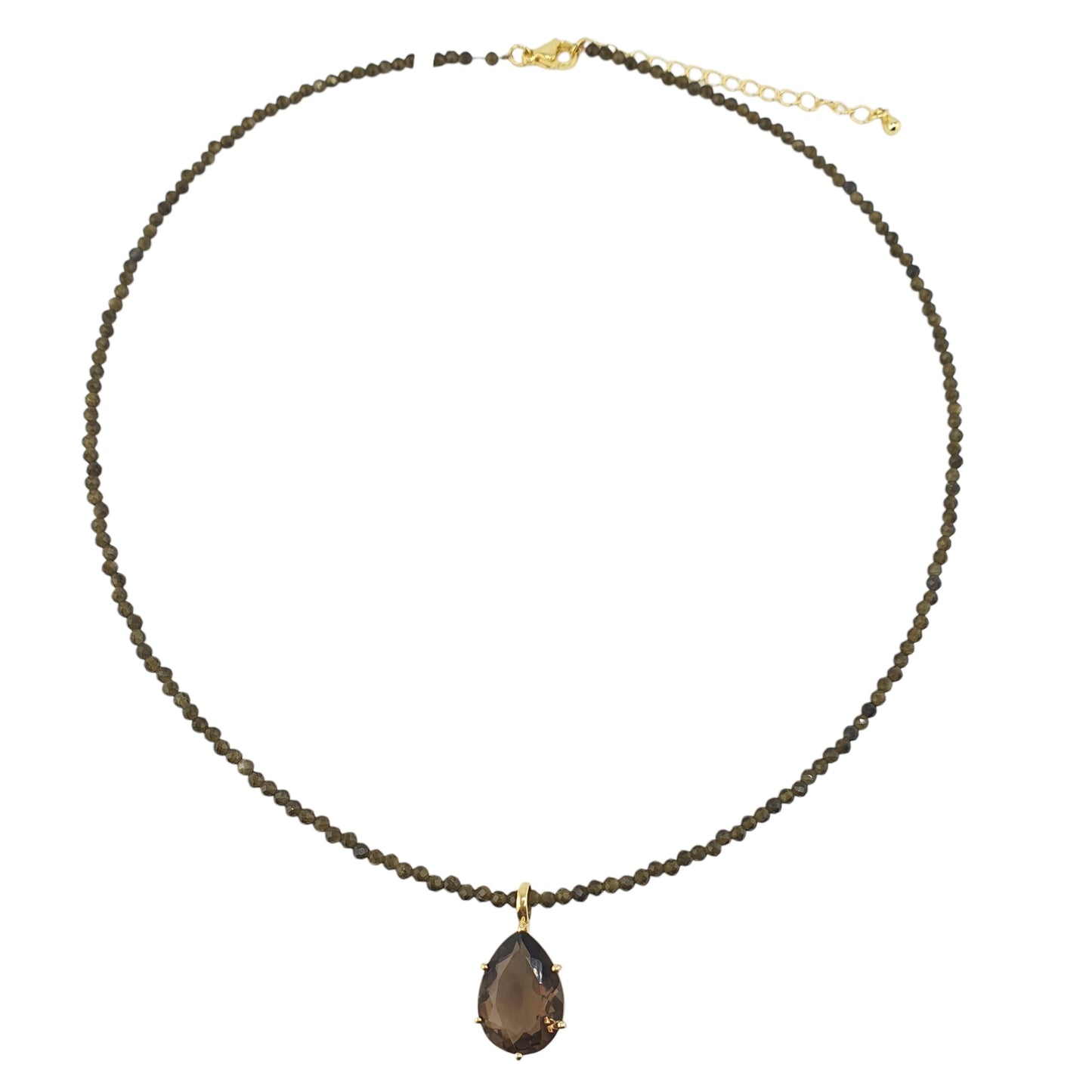 Collar prenita con gota