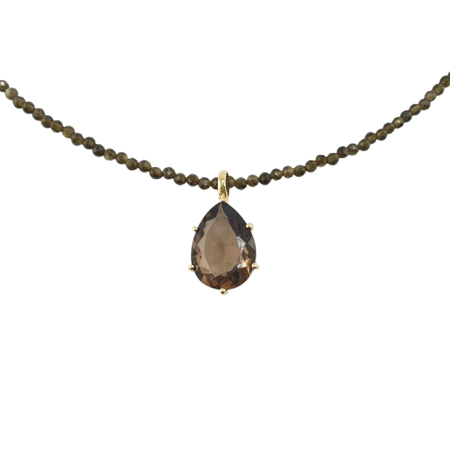 Collar prenita con gota