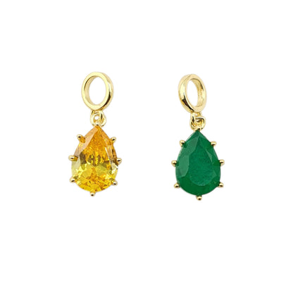 Dije gota circonia citrina