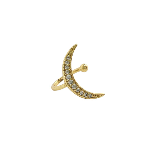 Cuff luna circonias
