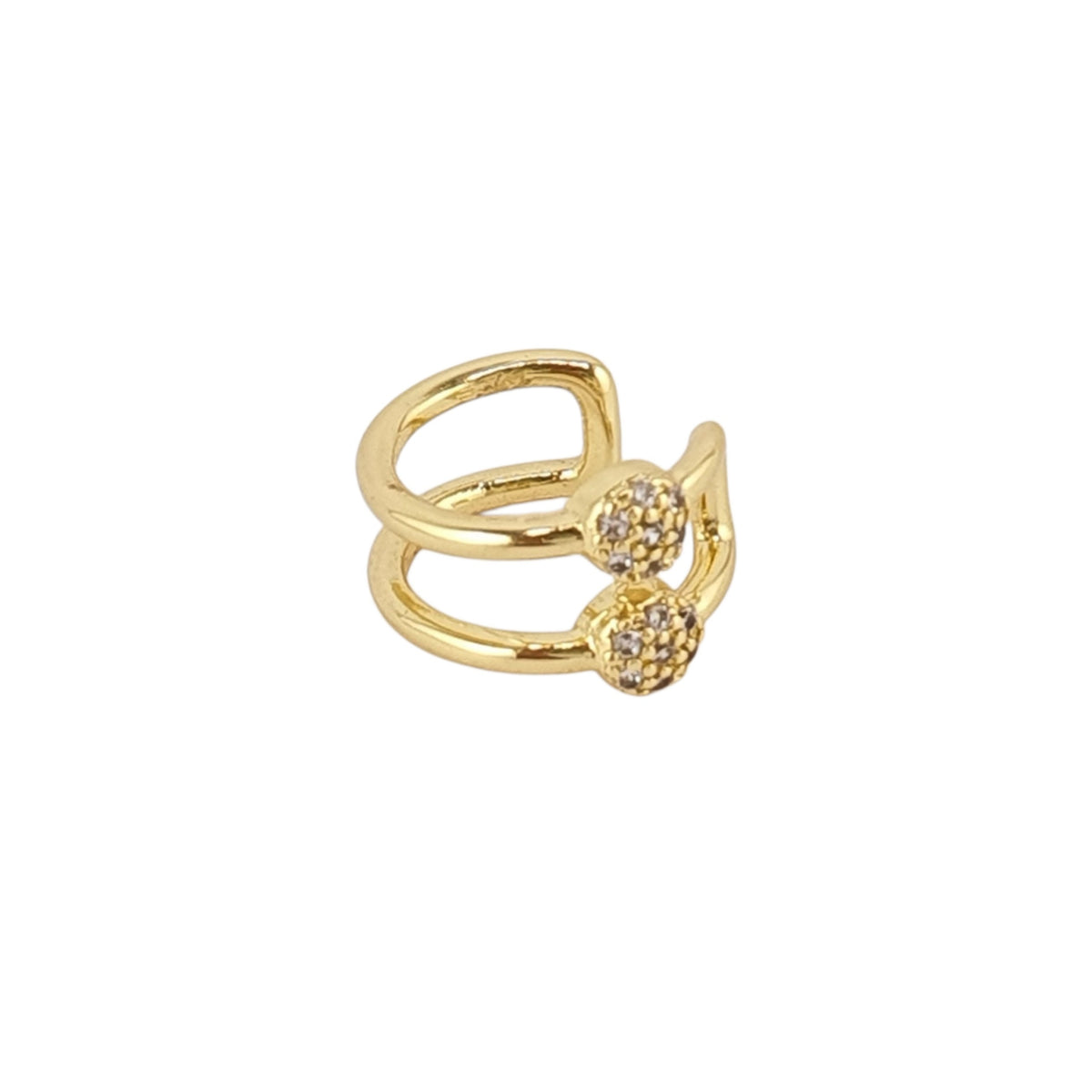 Cuff 2 circulos circonias