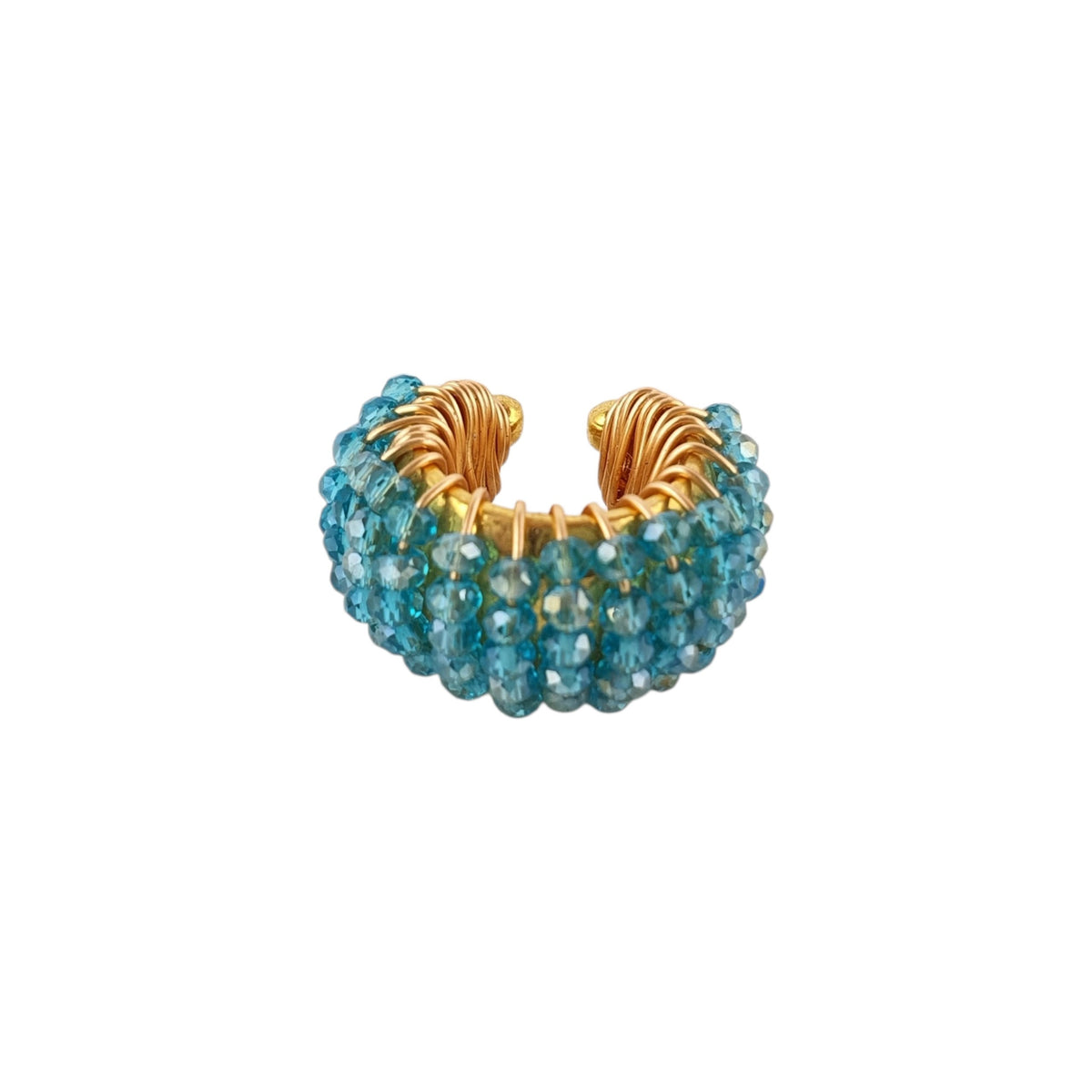 Cuff cristal checo menta medio