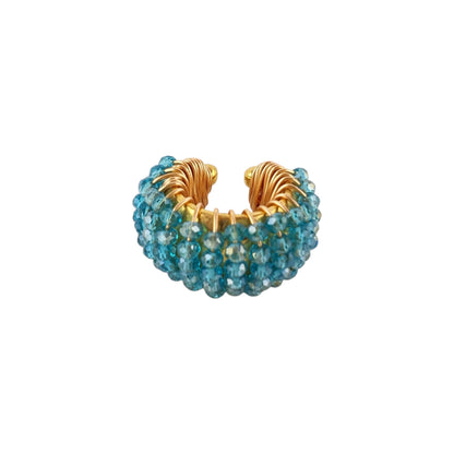 Cuff cristal checo menta medio