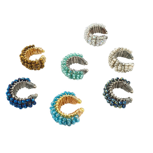 Cuff cristal checo menta medio