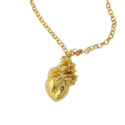Collar corazon real Maxi
