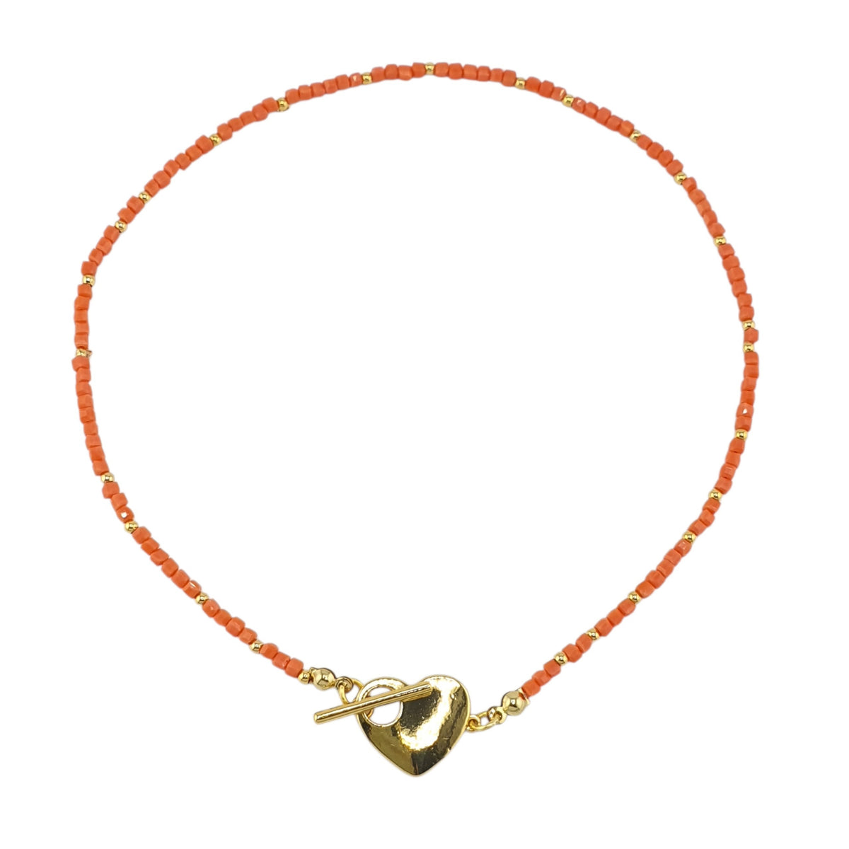 Choker broche corazon