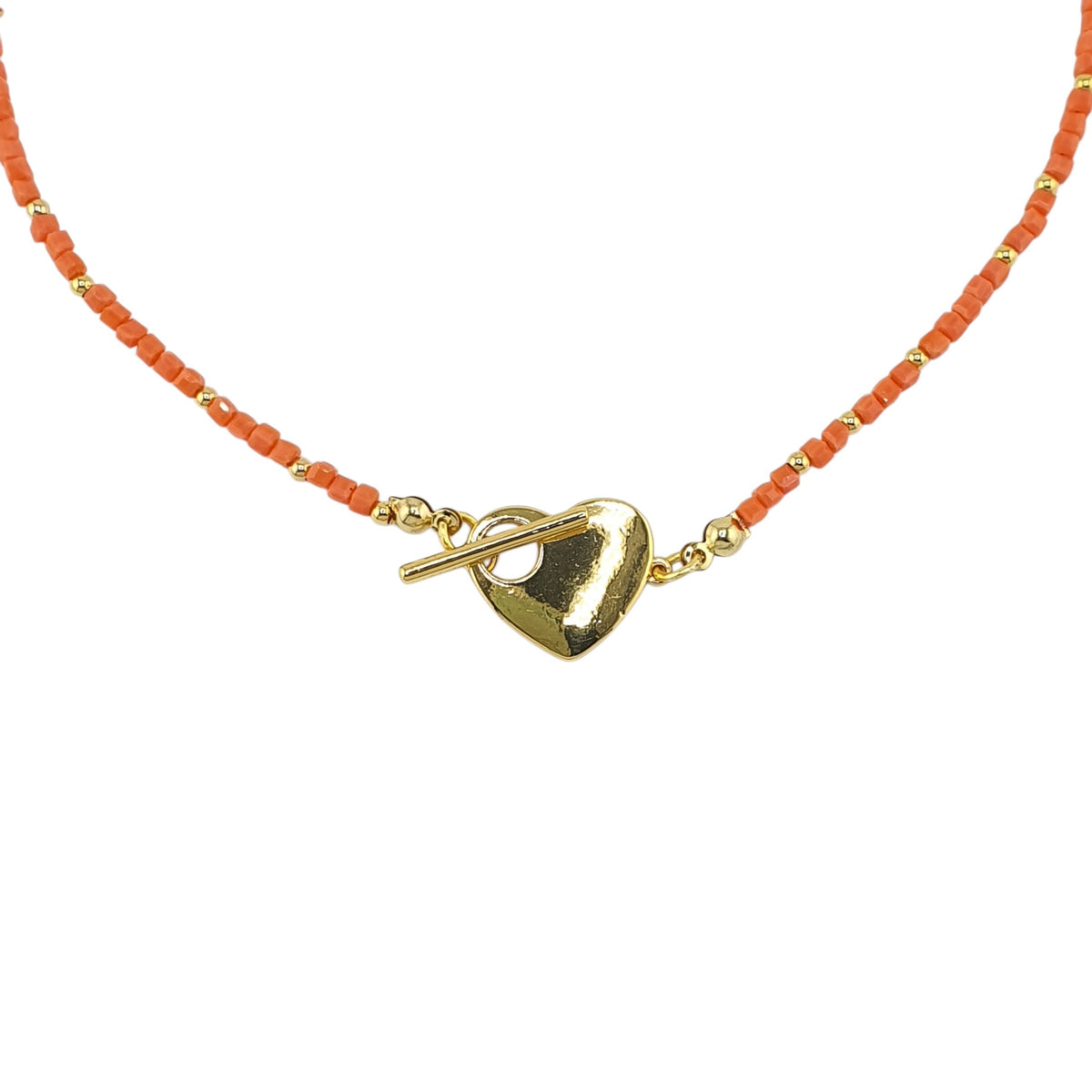Choker broche corazon