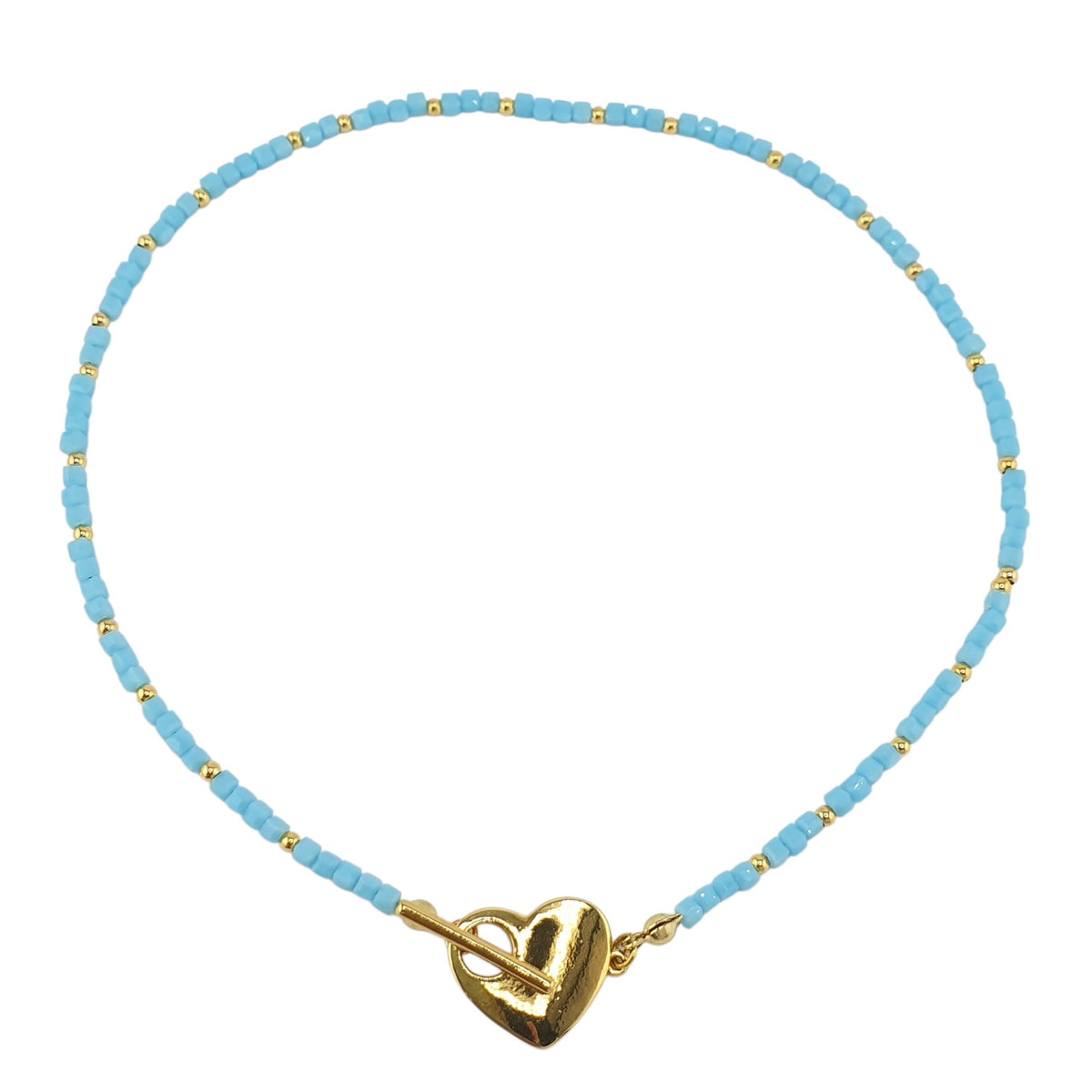 Choker broche corazon