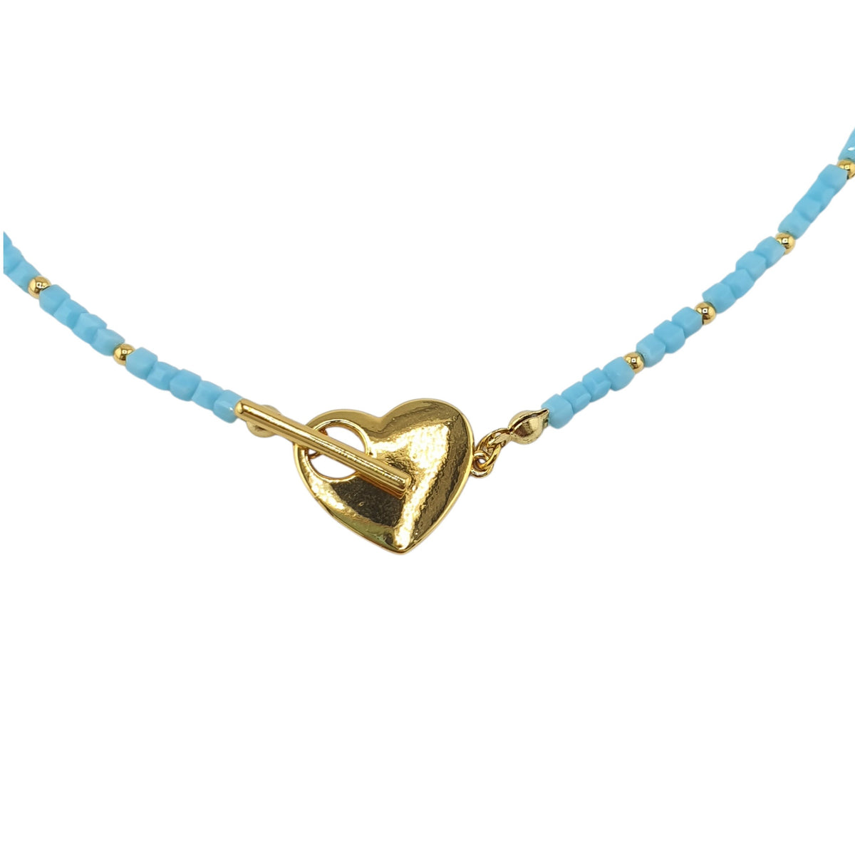 Choker broche corazon