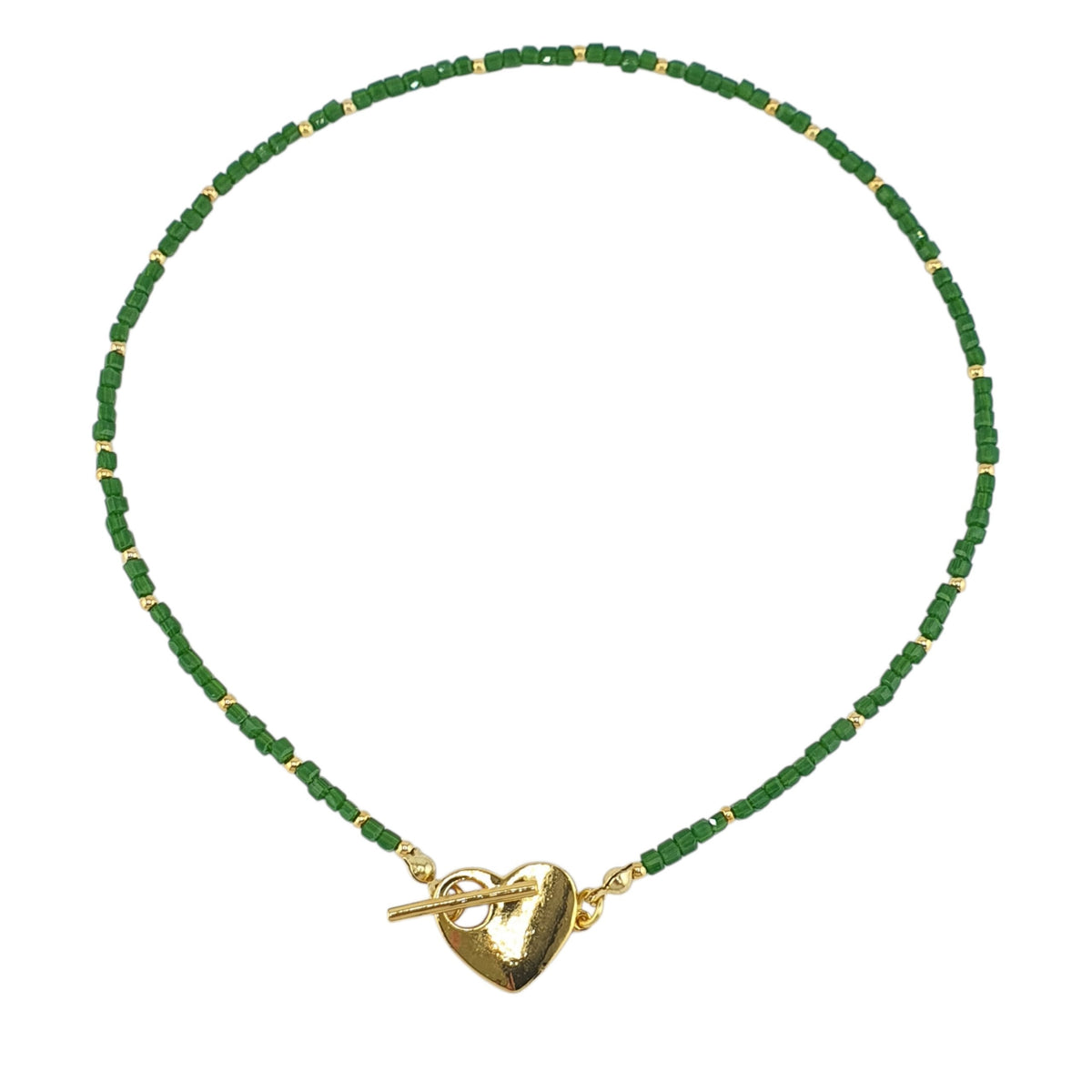 Choker broche corazon