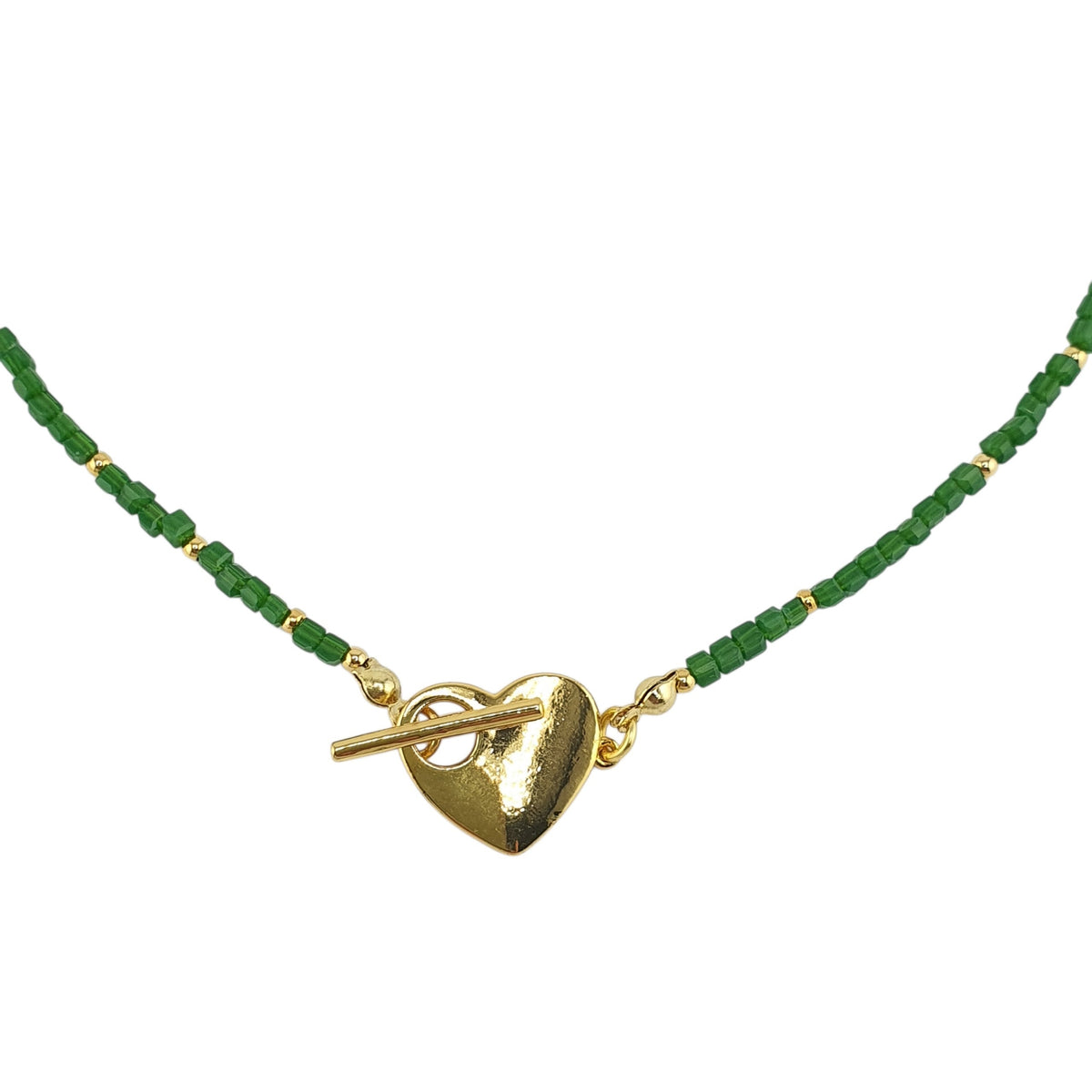 Choker broche corazon