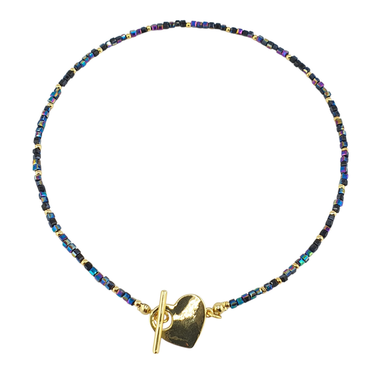 Choker broche corazon