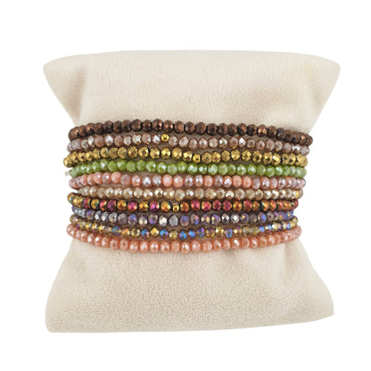Pulsera set 10 cristal checo