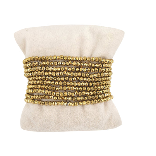 Pulsera set 10 cristal checo