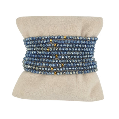 Pulsera set 10 cristal checo
