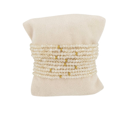 Pulsera set 10 cristal checo