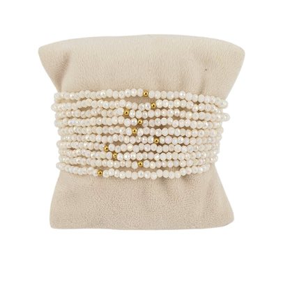 Pulsera set 10 cristal checo