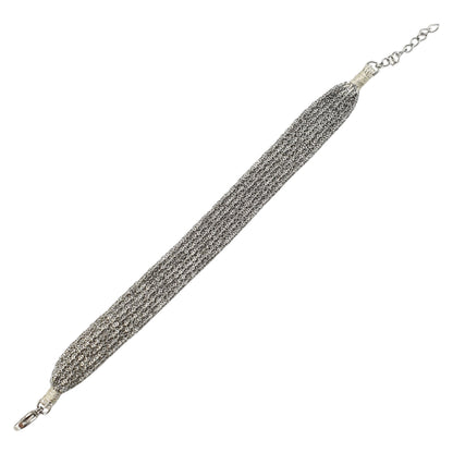 Pulsera tejida Cadenas