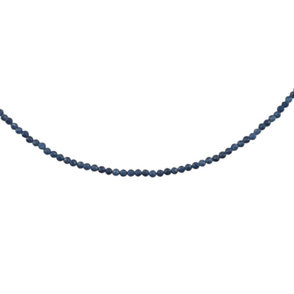 Collar topacio azul