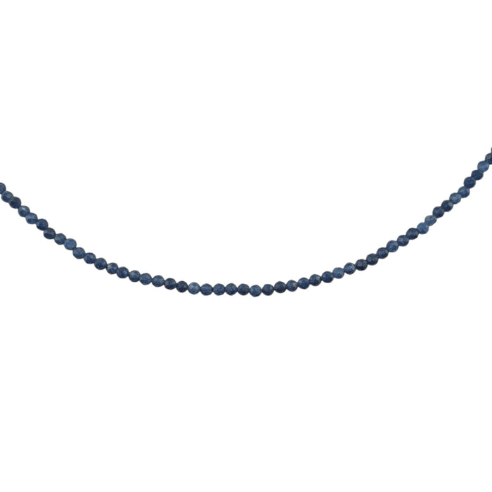 Collar topacio azul