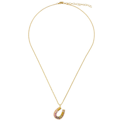 Cadena herradura circonias Fortuna