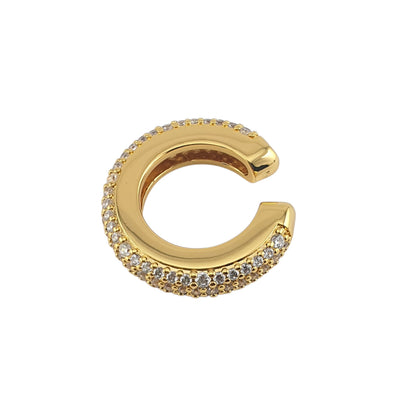 Cuff cuadrado circonias y liso maxi