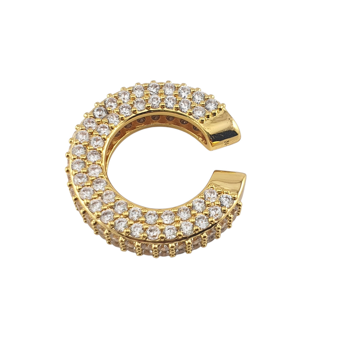Cuff cuadrado full circonias maxi