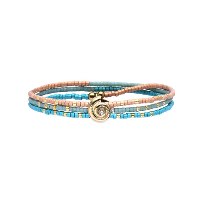 Pulsera edicion especial turquesa salmon
