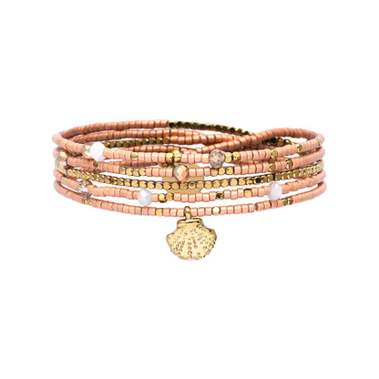 Pulsera edicion especial turquesa salmon