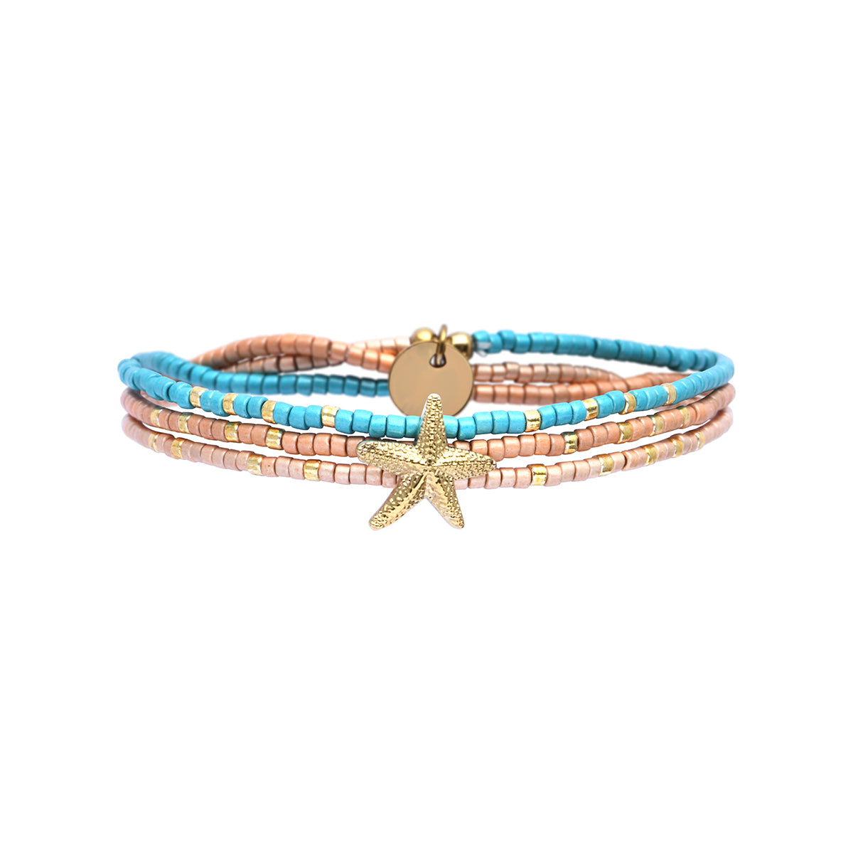 Pulsera edicion especial turquesa salmon