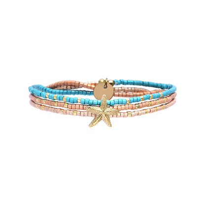 Pulsera edicion especial turquesa salmon