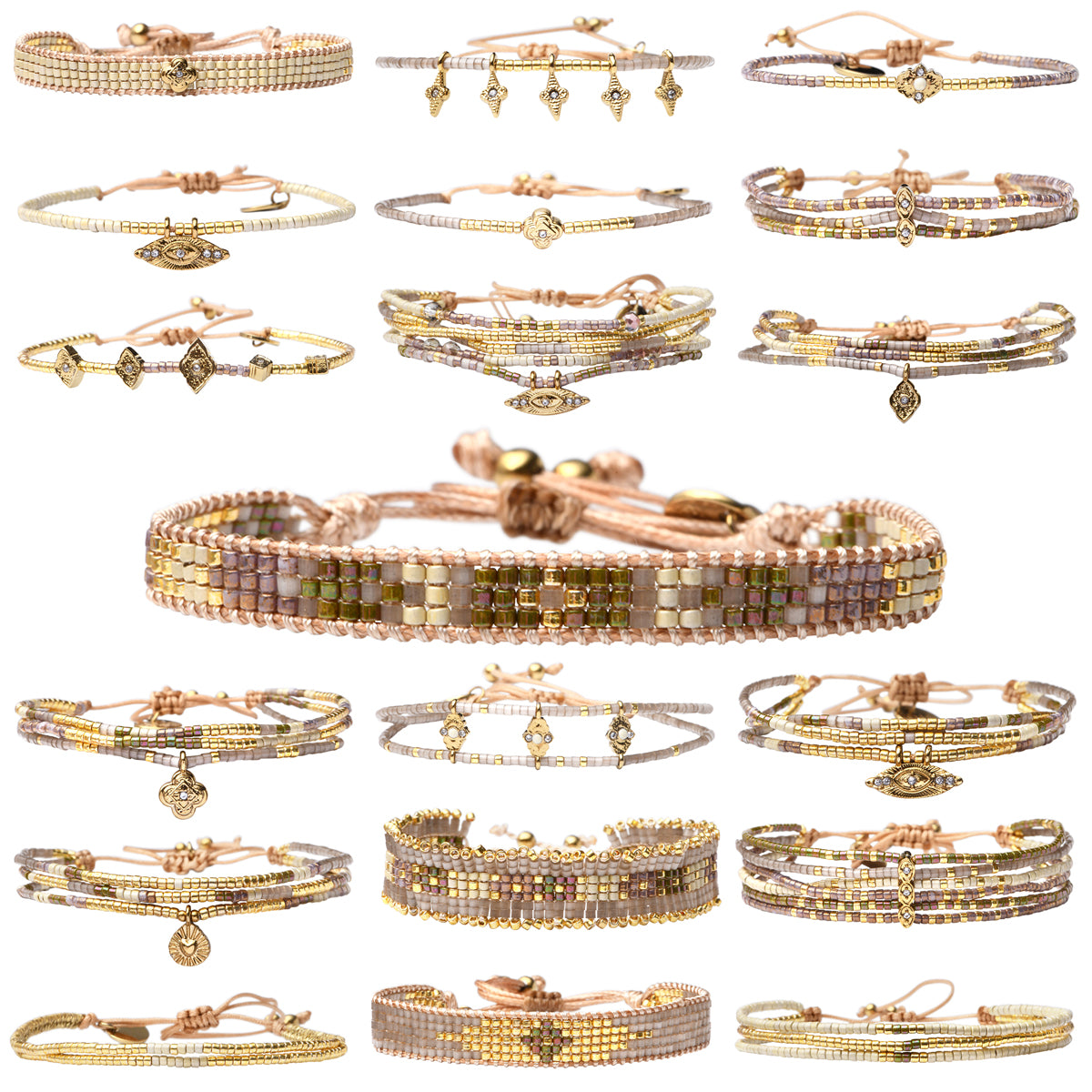 Pulsera Cristales ajustable varios modelos