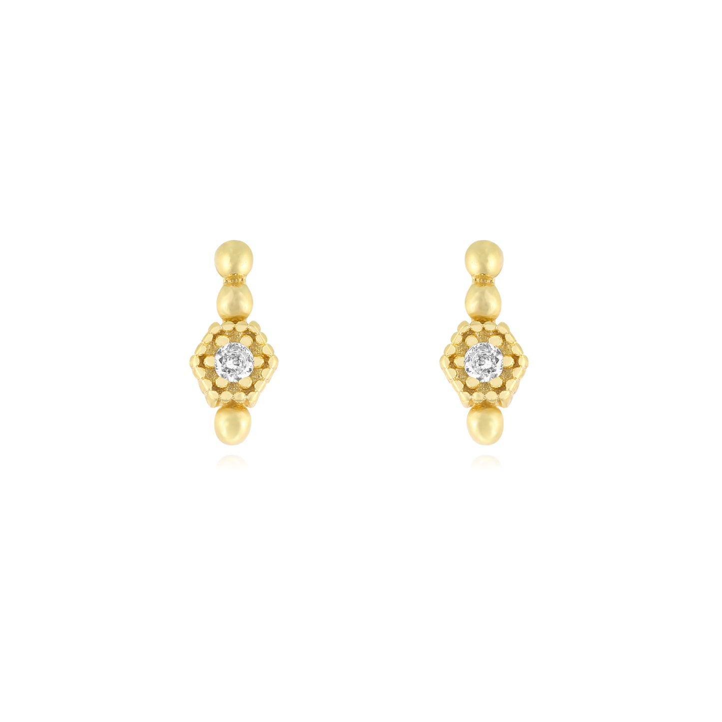 Arete hexagono central 3 bolitas