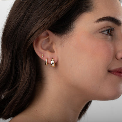 Arete hexagono central 3 bolitas