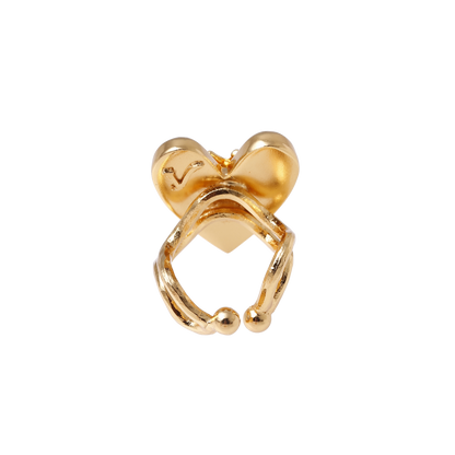 Anillo corazon 11:11 olas ajustable