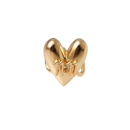 Anillo corazon 11:11 olas ajustable