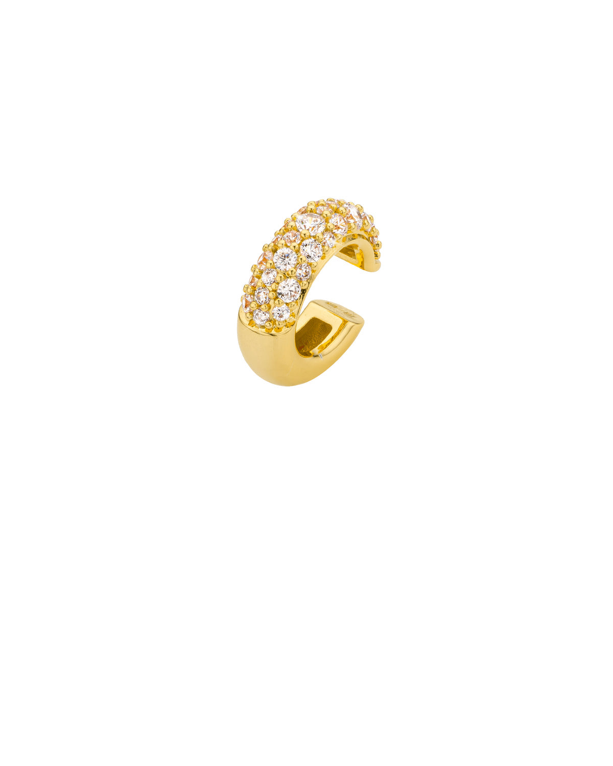 Cuff chunky 3 lineas circonias