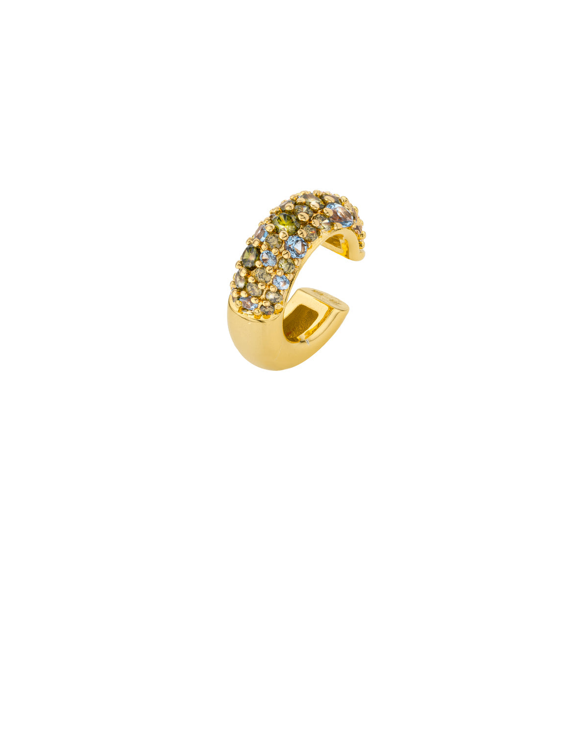 Cuff chunky 3 lineas circonias