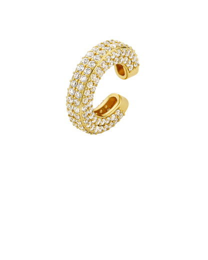 Cuff cuadrado full circonias maxi