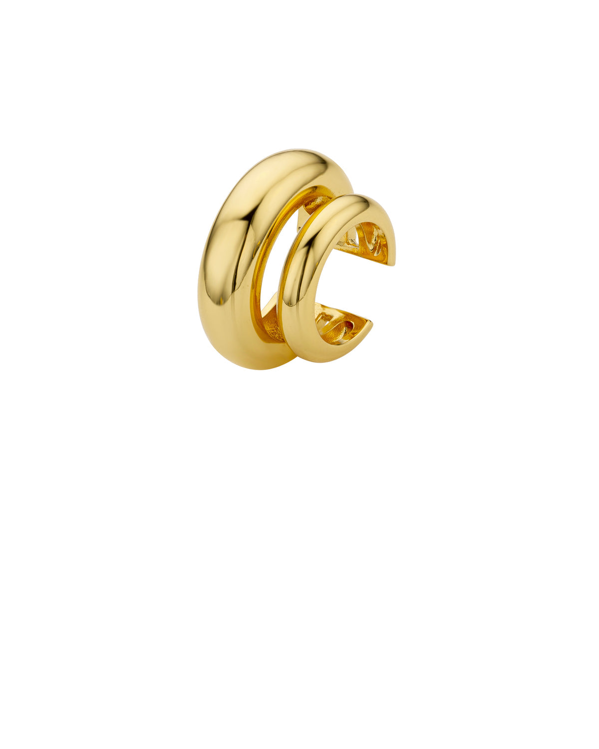 Cuff doble liso med 2 tamanos