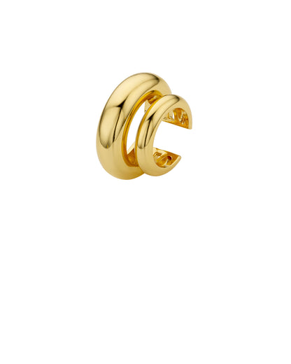 Cuff doble liso med 2 tamanos