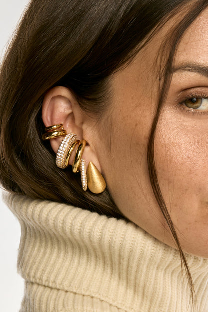 Cuff doble liso med 2 tamanos