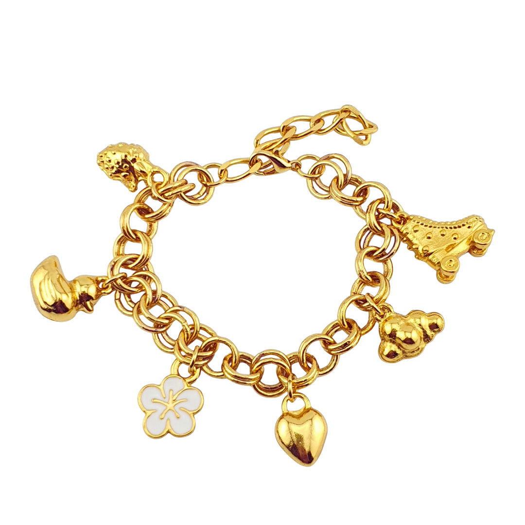 Pulsera 6 charms