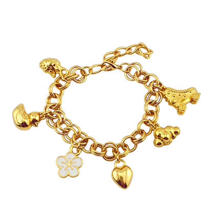 Pulsera 6 charms