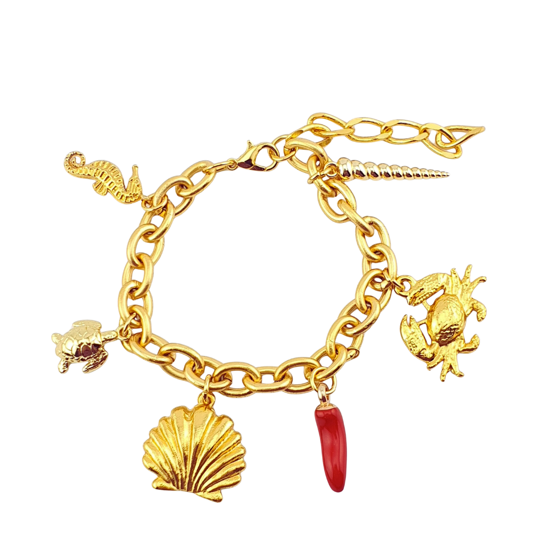 Pulsera 6 charms