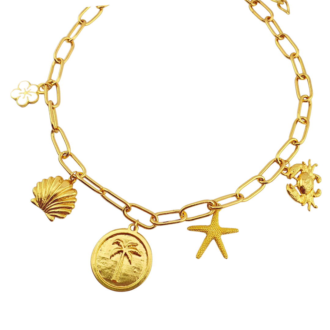 Collar Del mar 5 charms