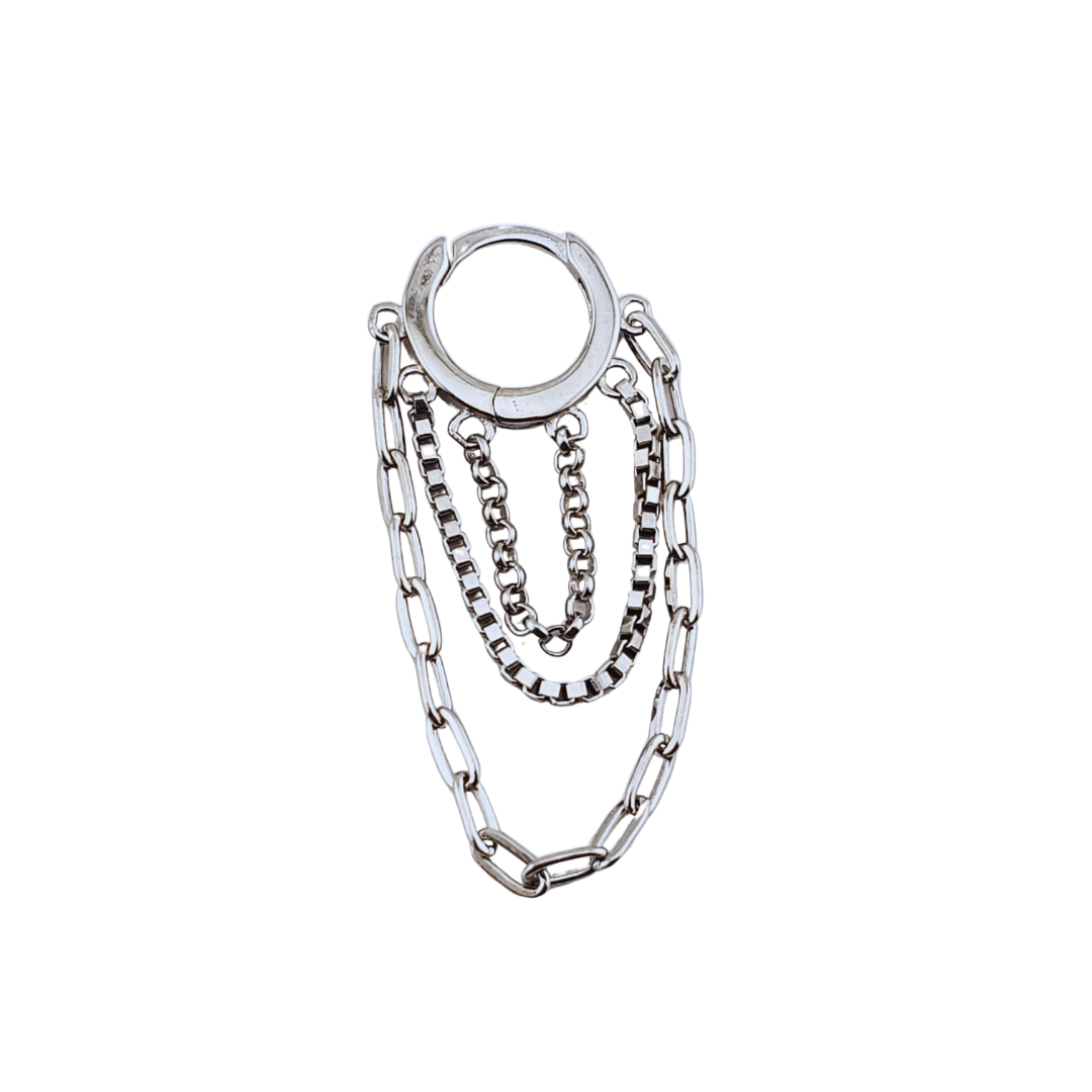 Arracada 3 cadenas diferentes
