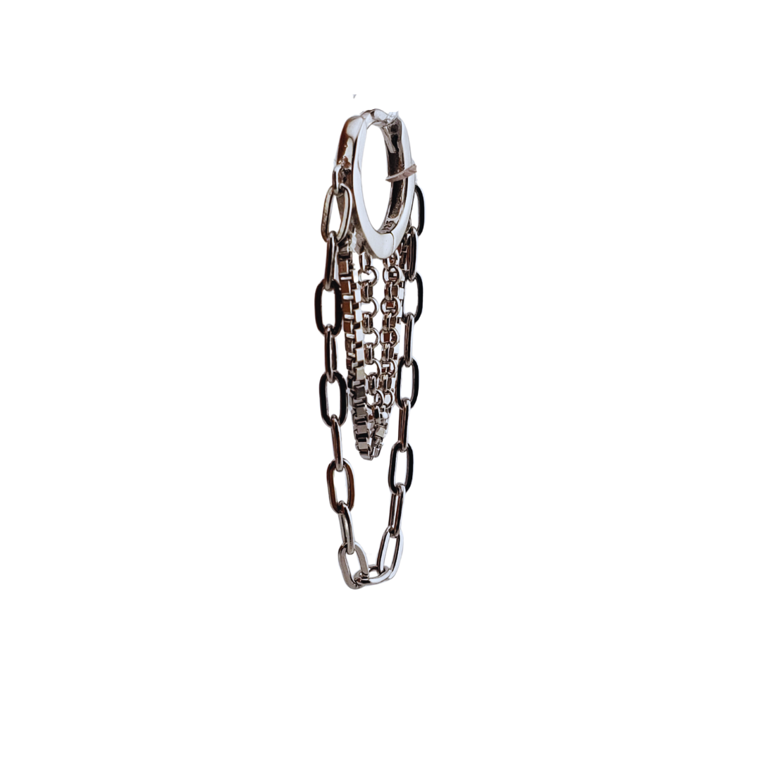Arracada 3 cadenas diferentes