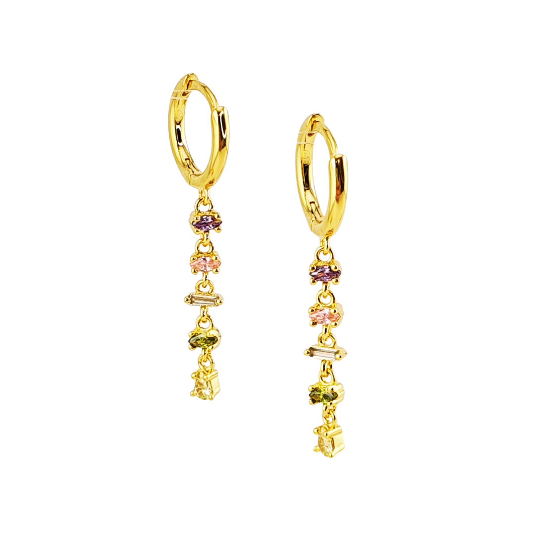 Huggie largo formas pastel